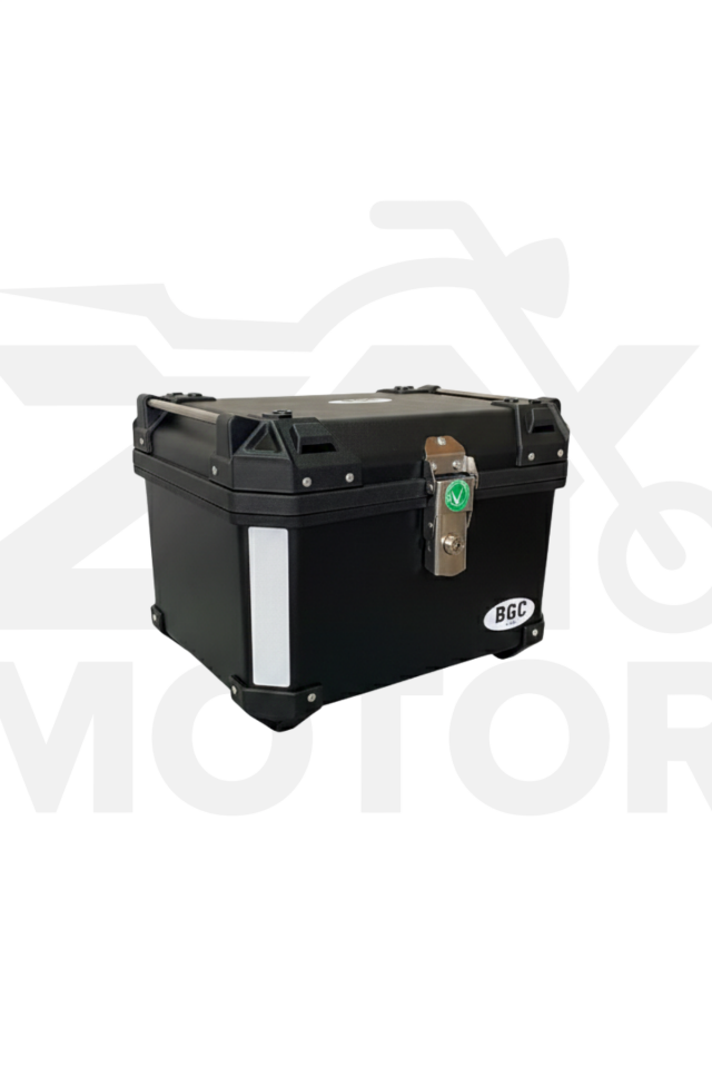 Motorsiklet Çantası (Kare 42Lt.) Siyah/Siyah