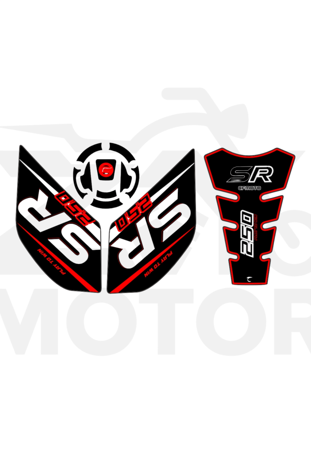 Cf Moto 250Sr Tank Pad Set