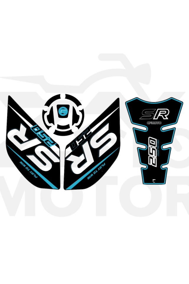 Cf Moto 250Sr Tank Pad Set