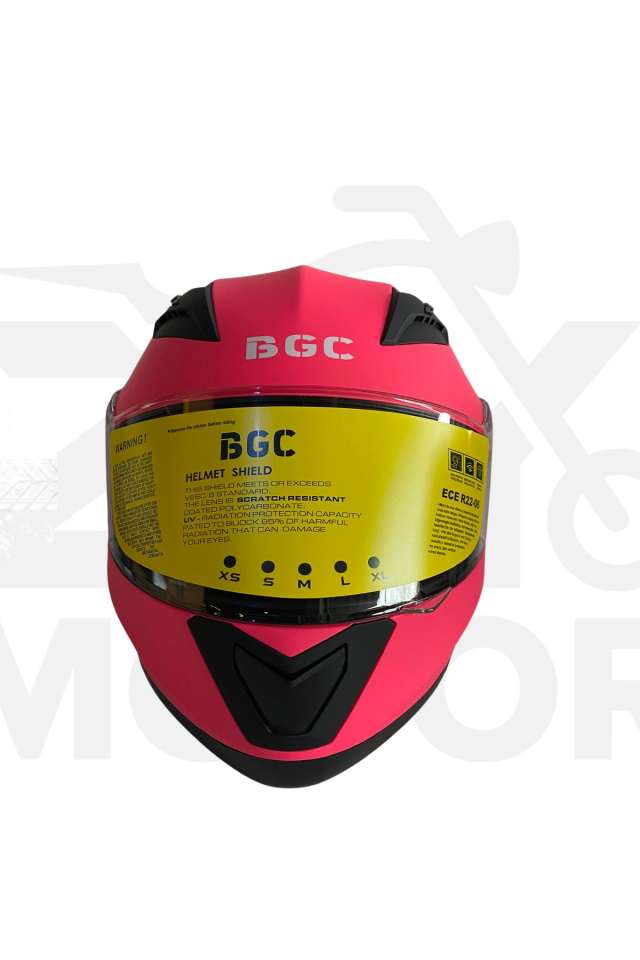 Çene Açılır Kask Mat Pembe