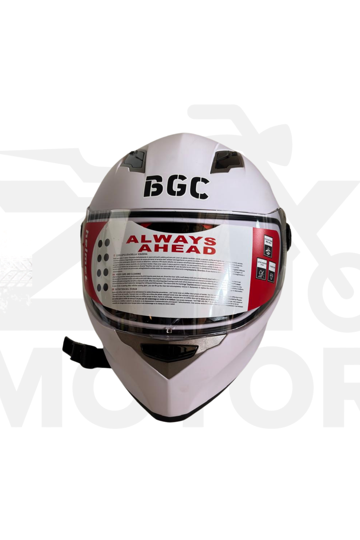 Full Face Motorsiklet Kaskı Beyaz