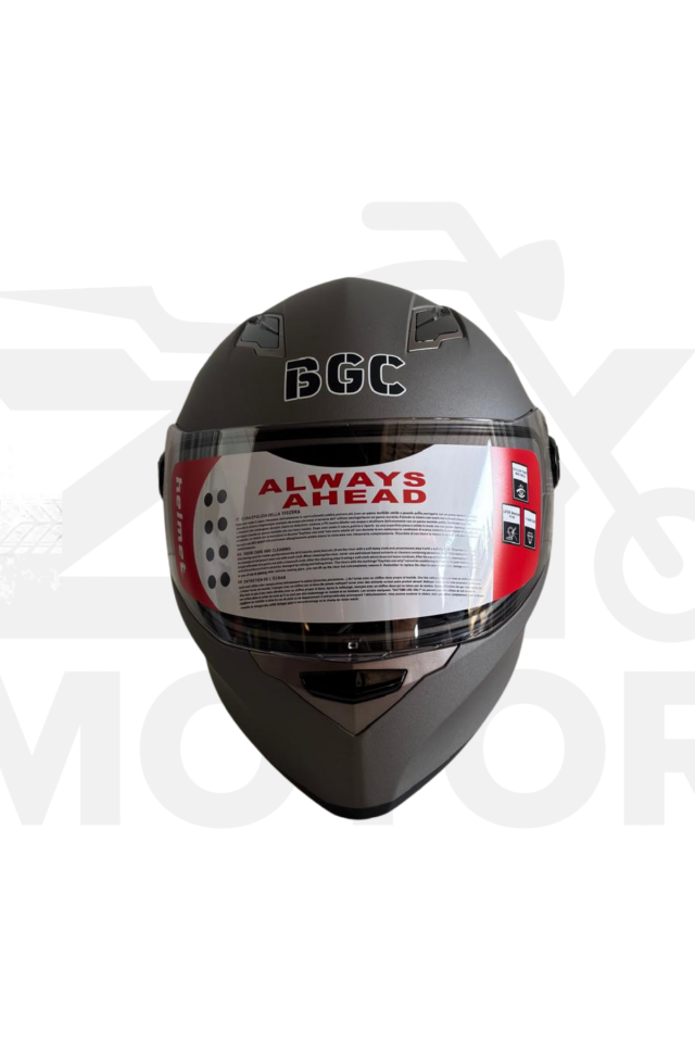 Full Face Motorsiklet Kaskı Gri