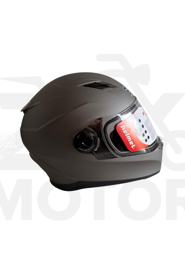 Full Face Motorsiklet Kaskı Gri