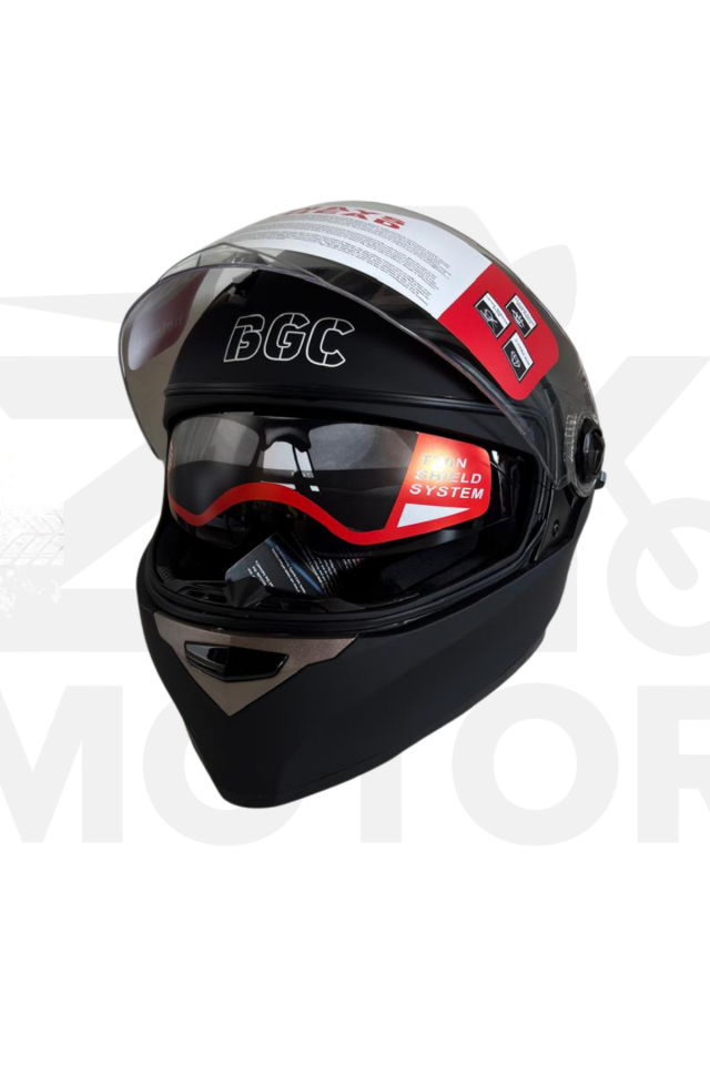 Full Face Motorsiklet Kaskı Mat Siyah