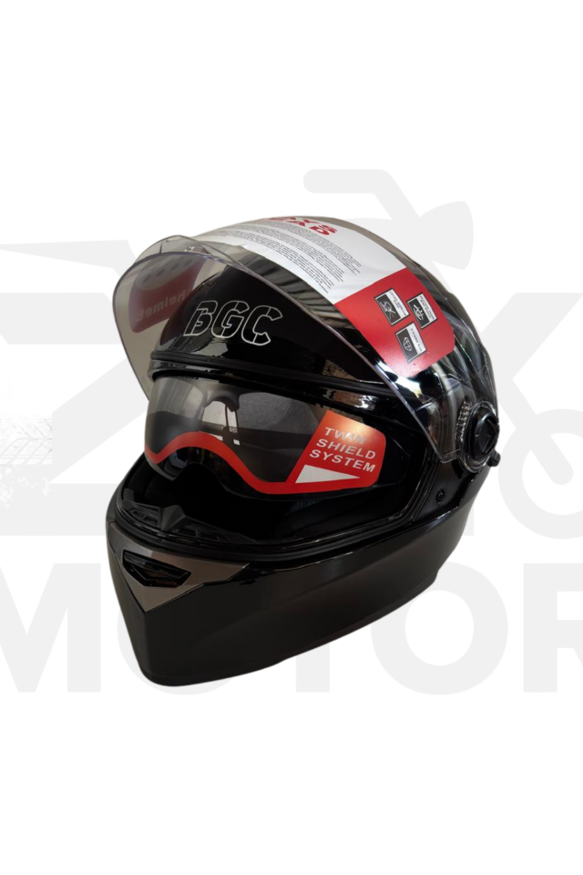 Full Face Motorsiklet Kaskı Siyah