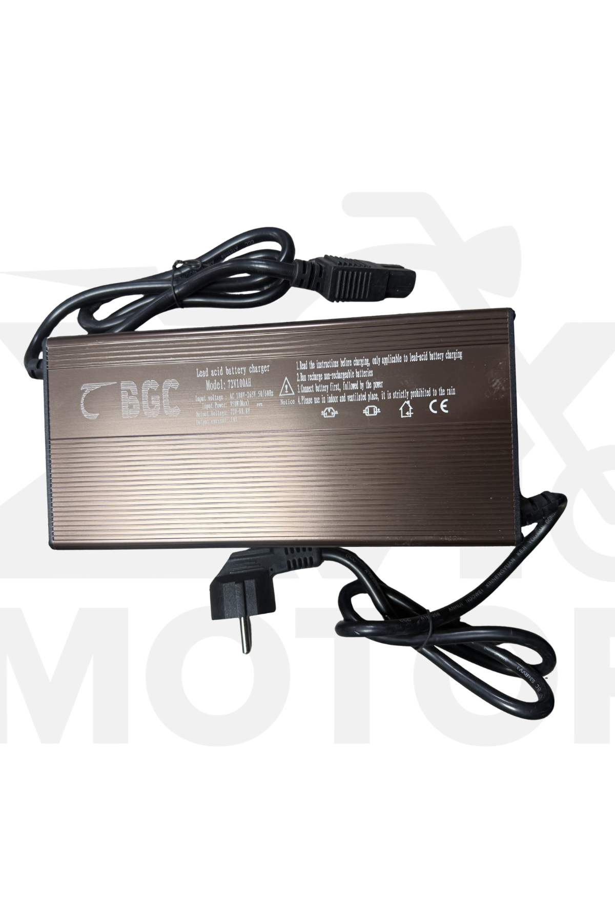 72v100Ah Elektrikli Bisiklet Şarj Aleti 10A Hızlı Şarj (3 Tekerli)