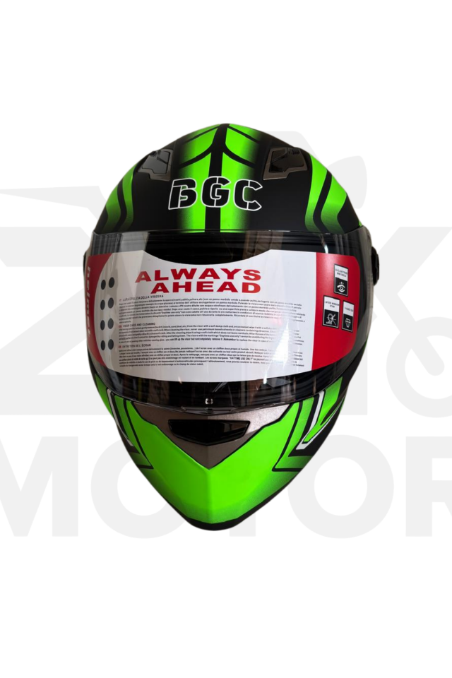Full Face Motorsiklet Kaskı Yeşil