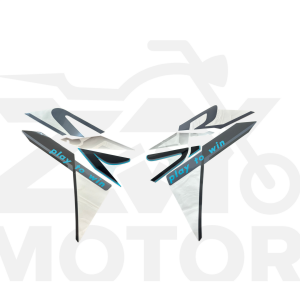 Cf Moto 250Sr Etiket Seti (Sağ/Sol Panel) Nardo Gri (8 Parça)